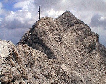 závěrečná část hřebene na vrchol